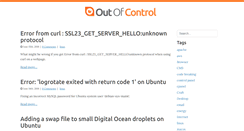 Desktop Screenshot of outofcontrol.ca